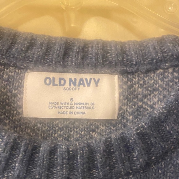 Blue and White Mountain Sweater - Picture 2 of 3